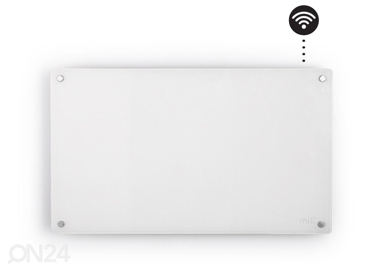 Klaaspaneeliga WIFI radiaator Mill Steel GL600WIFI3 suurendatud