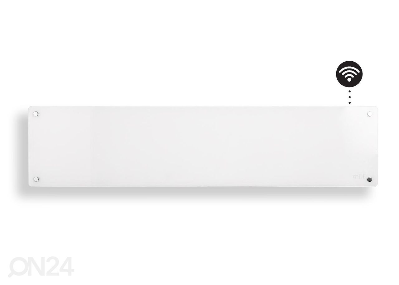 Klaaspaneeliga WIFI radiaator Mill Steel GL800LWIFI3 suurendatud
