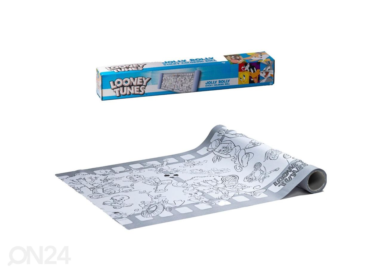 Kleebitav värvimispaber rullis Looney Tunes Gerardo's Toys Jolly Rolly suurendatud
