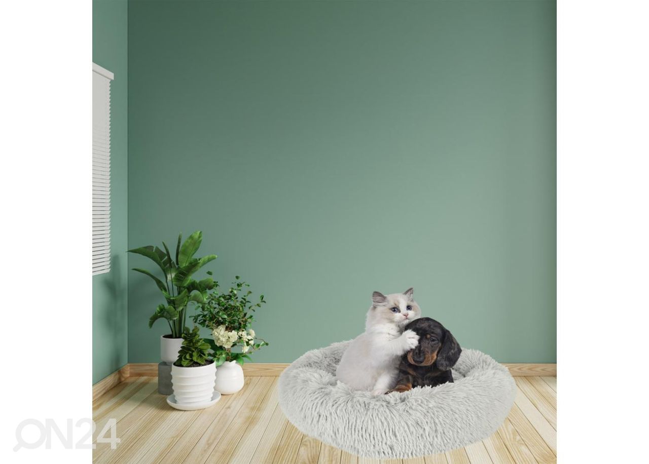 Koera- või kassipesa 60 cm, hall suurendatud