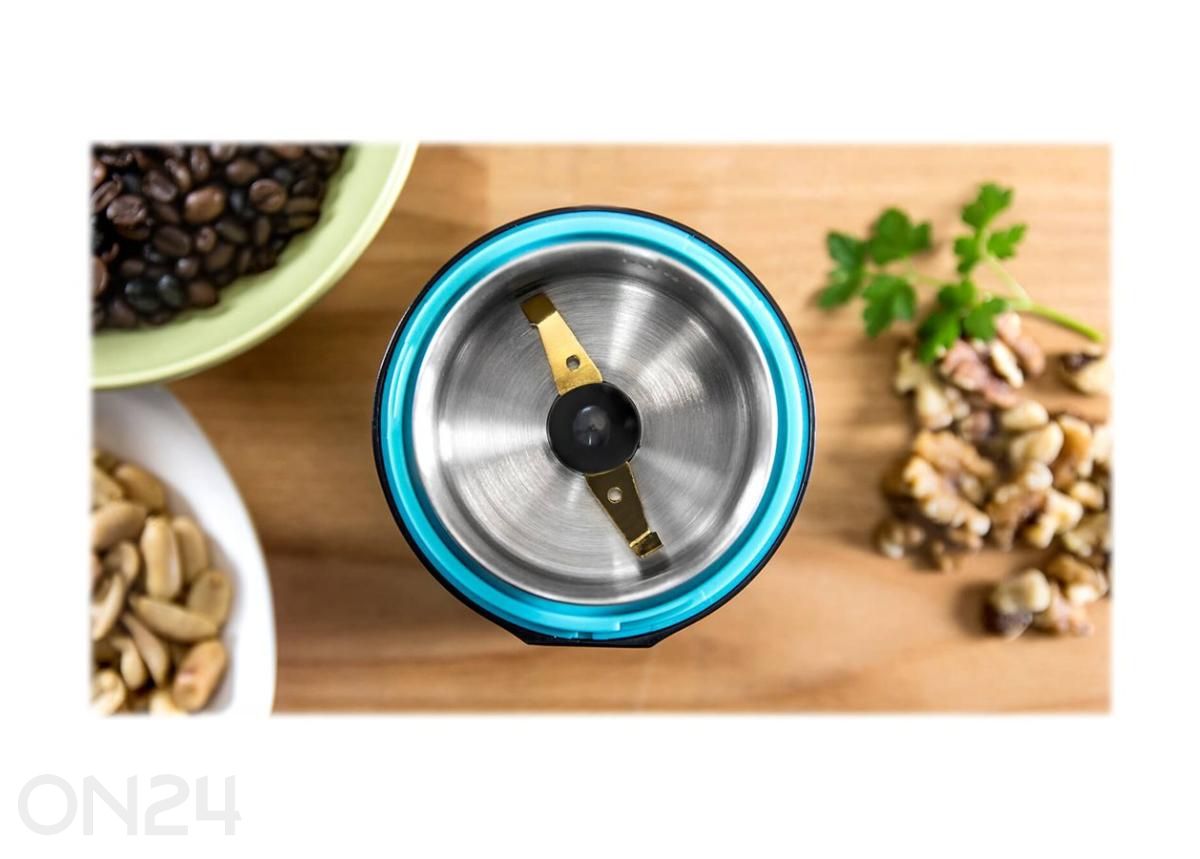 Kohvi- ja maitseainete veski TitanMill 200, must suurendatud