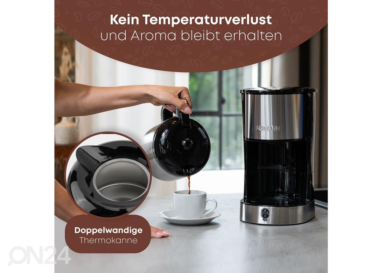 Kohvimasin Bomann KA6066CB suurendatud