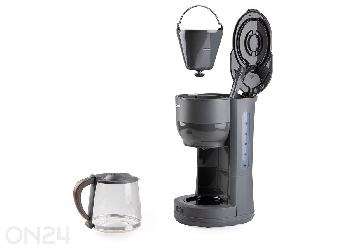 Kohvimasin Domo 1,25L antratsiit suurendatud