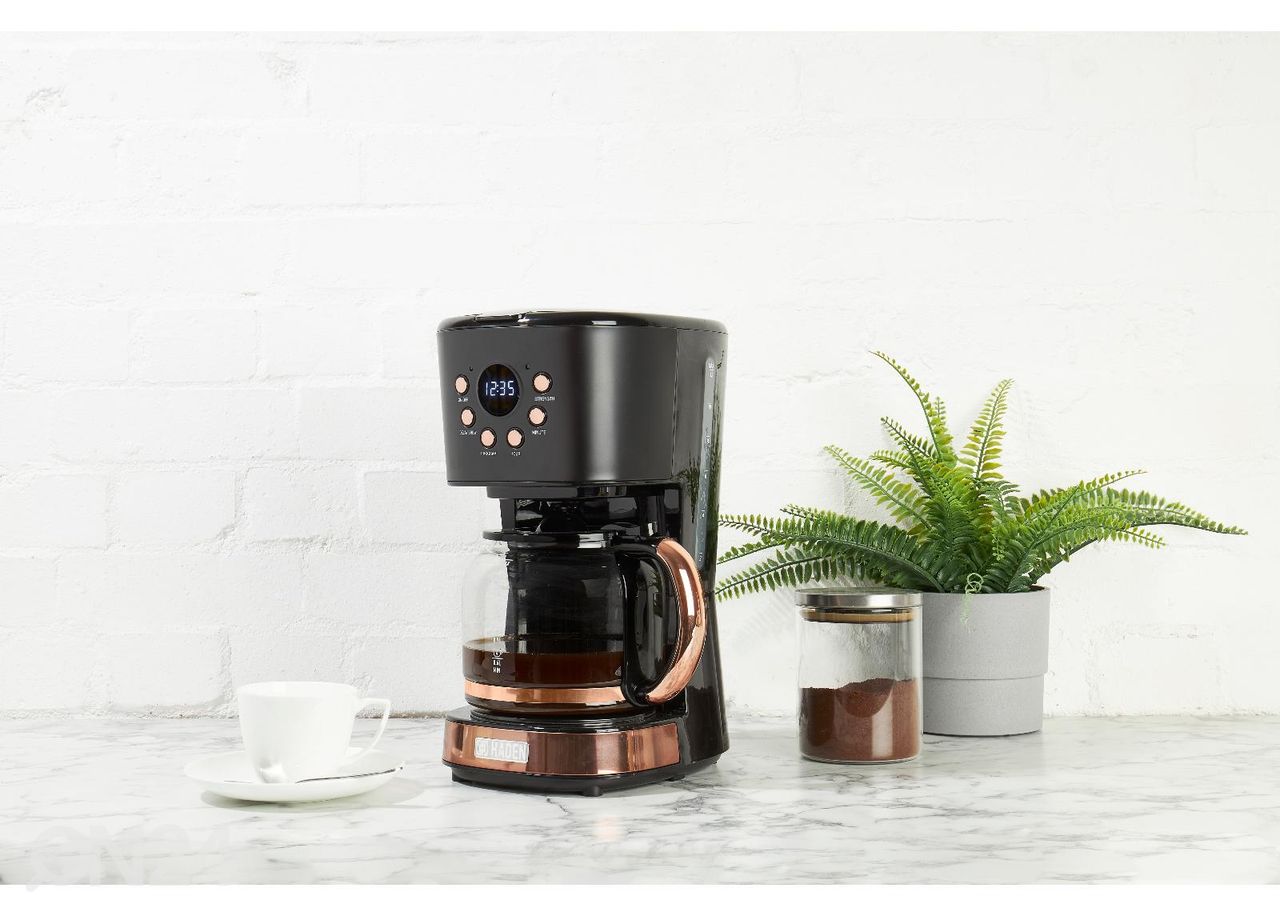 Kohvimasin Haden Black&Copper 1,8 L, must suurendatud