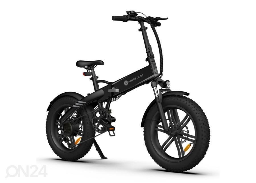 Kokkupandav elektrijalgratas ADO A20F BEAST, must suurendatud