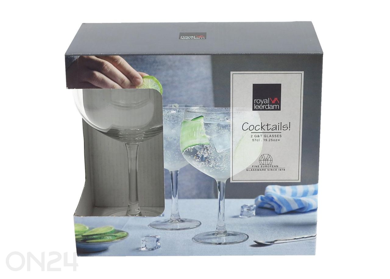 Kokteiliklaas Gin Tonic 65 cl, 2 tk suurendatud