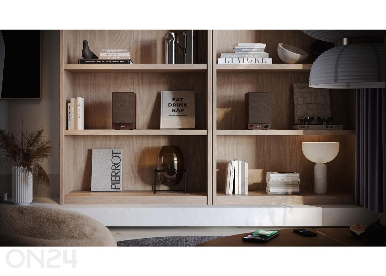 Kõlarid Sharp, 60W RMS, Bluetooth, pruun suurendatud