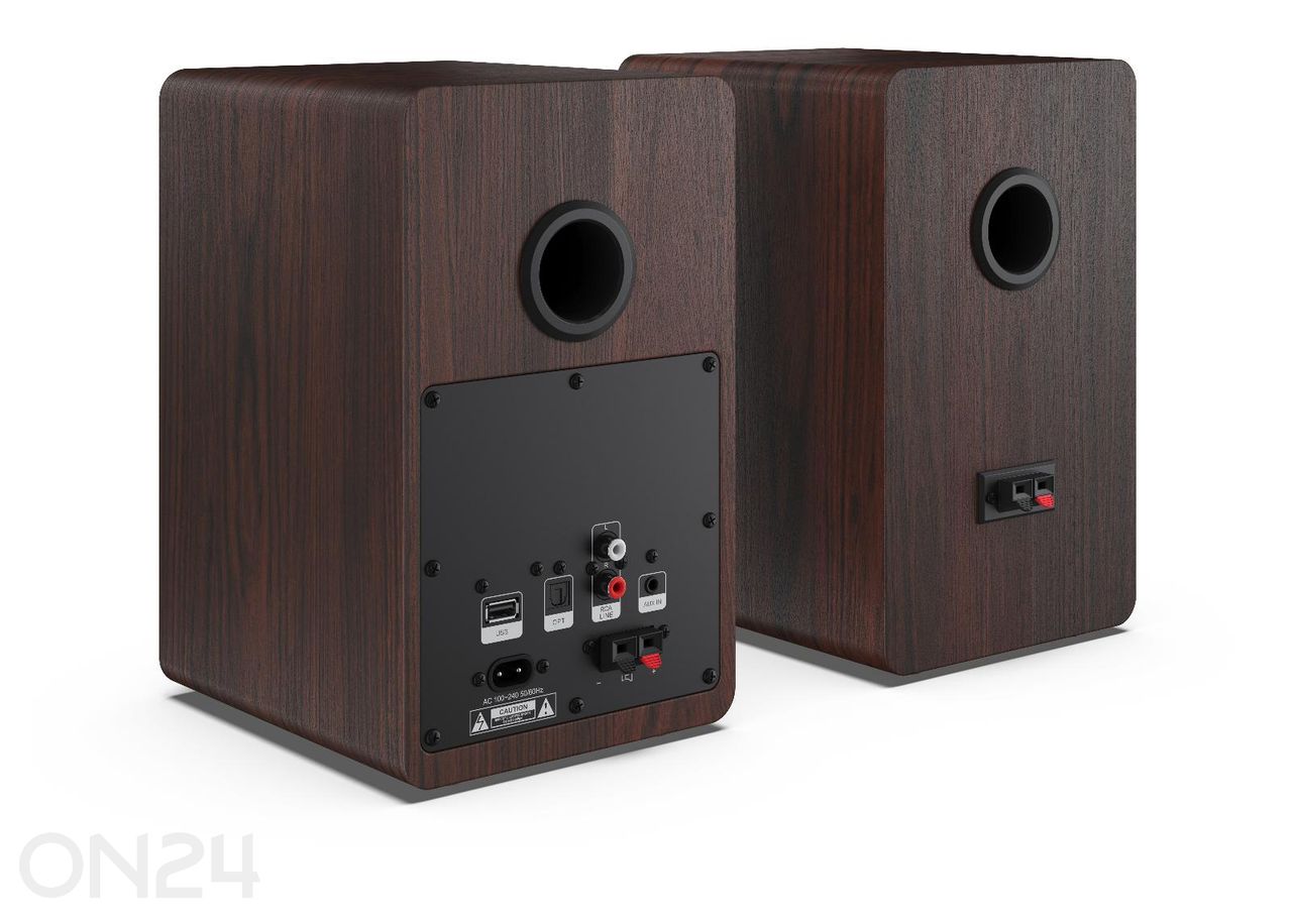 Kõlarid Sharp, 60W RMS, Bluetooth, pruun suurendatud