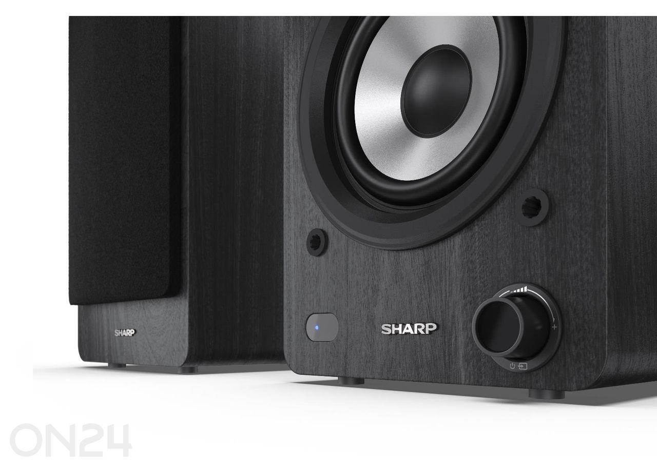 Kõlarid Sharp CP-SS30(BK), 60W RMS, Bluetooth, must suurendatud