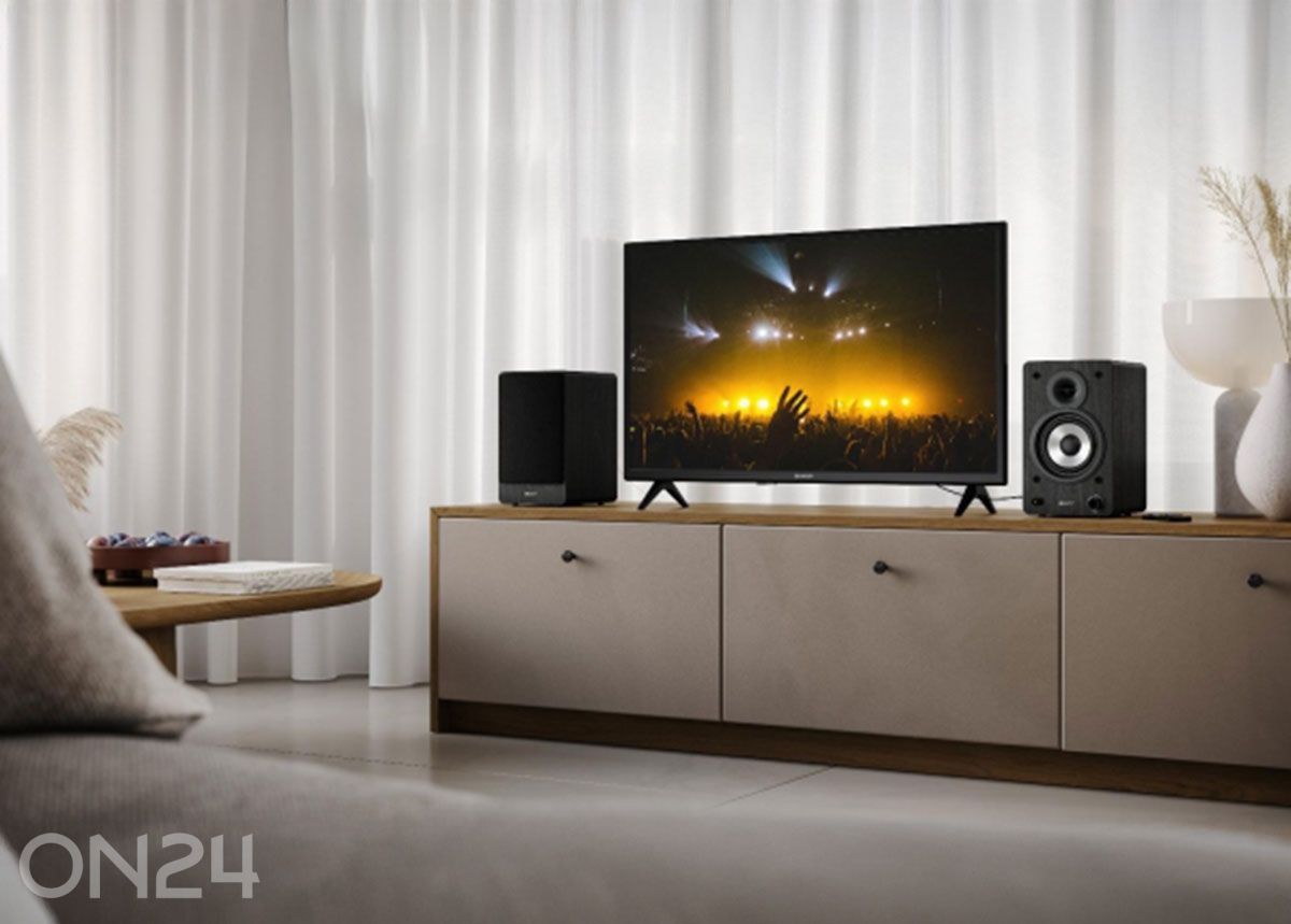 Kõlarid Sharp CP-SS30(BK), 60W RMS, Bluetooth, must suurendatud