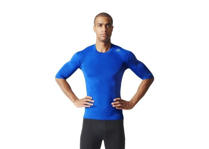 Kompressioonsärk meestele adidas Techfit Base Short Sleeve M AJ4972 suurendatud