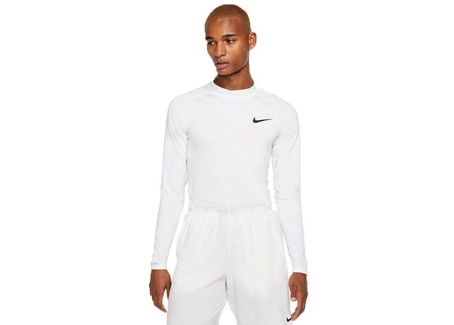 Kompressioonsärk meestele Nike Pro Top LS Tight Mock M BV5592-100 suurendatud