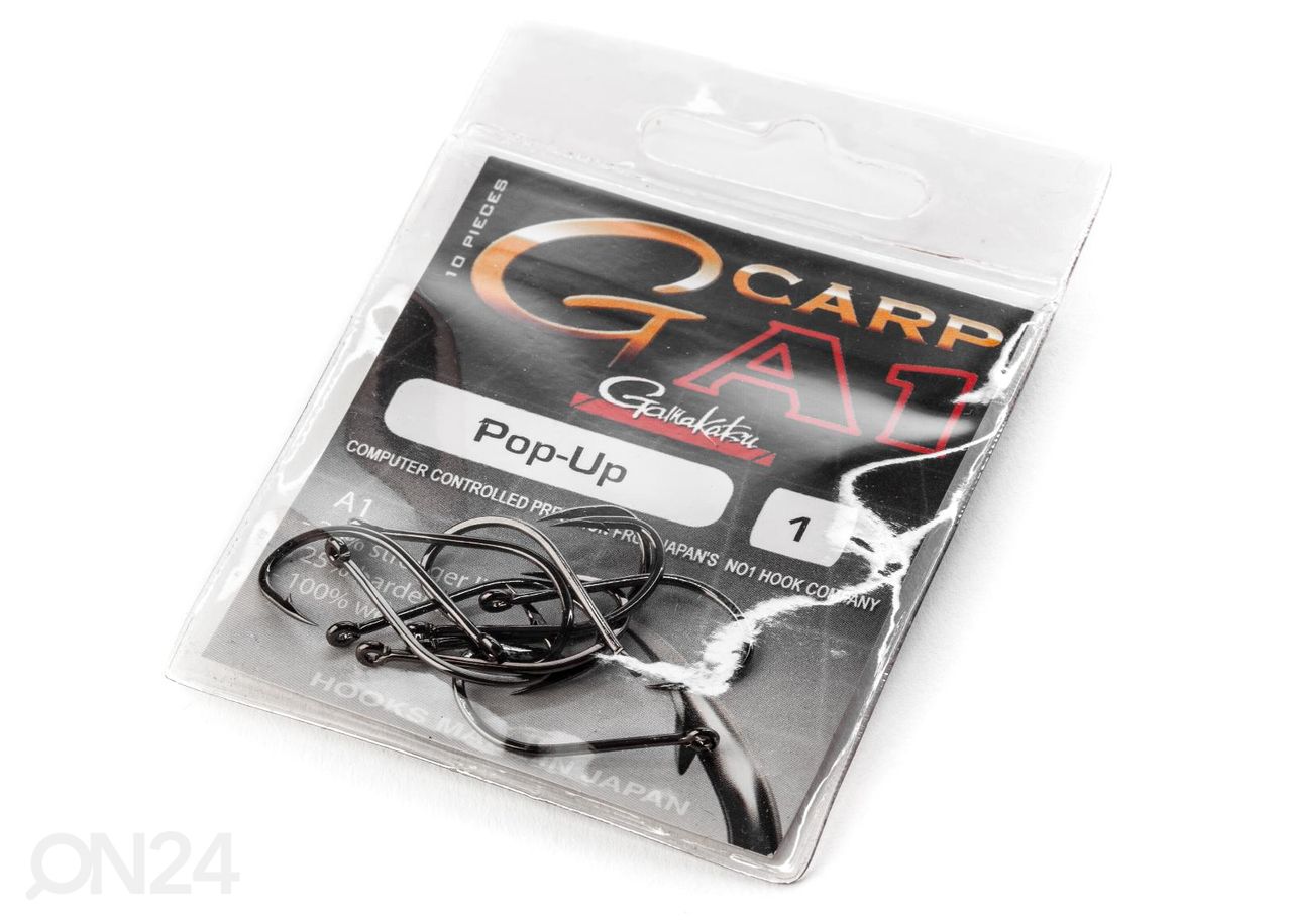 Konks Gamakatsu A1 G-Carp Pop-Up s1 10tk suurendatud