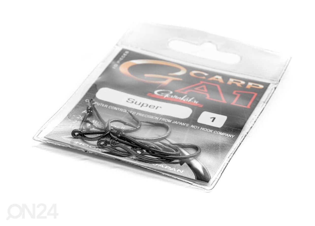 Konks Gamakatsu A1 G-Carp Super s1 10 tk suurendatud