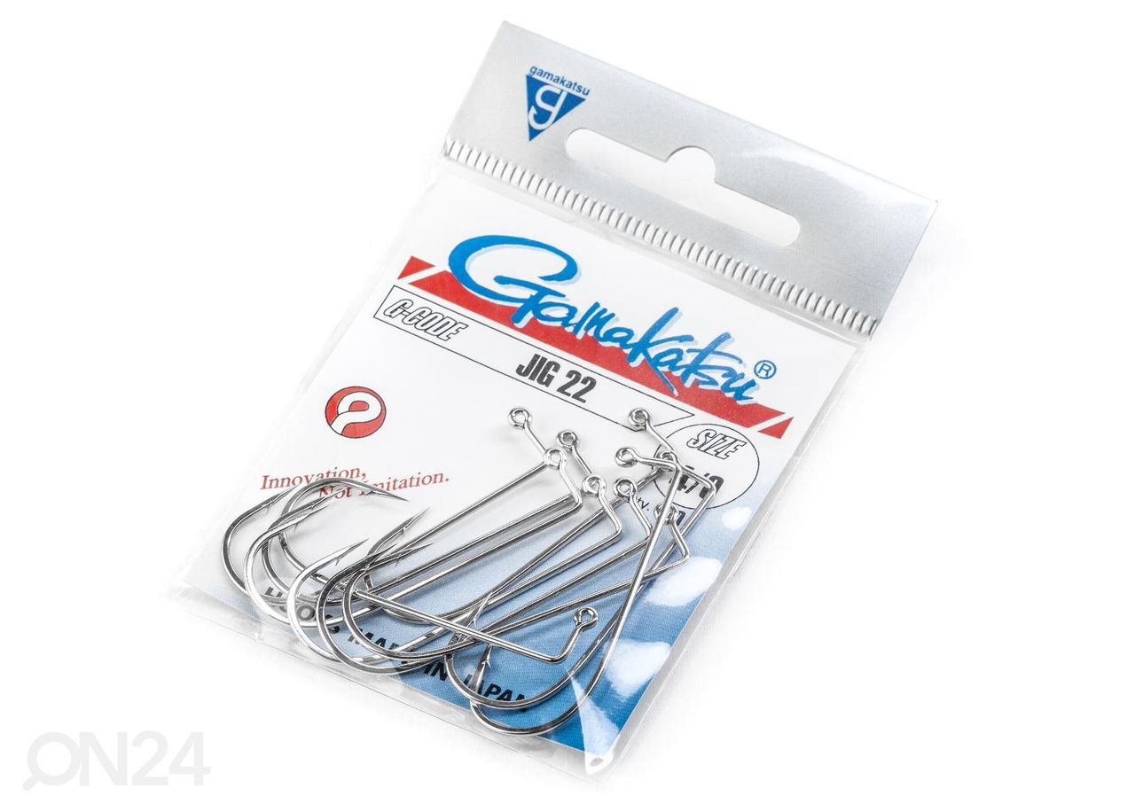 Konks Gamakatsu Jig 22 s4/0 10tk suurendatud