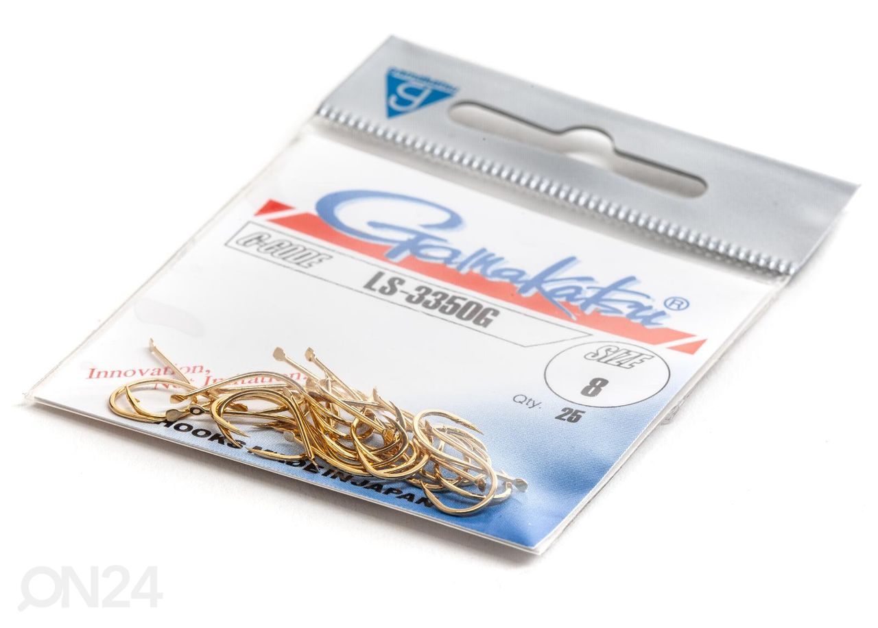 Konks Gamakatsu Ls3350G s8 25 tk suurendatud