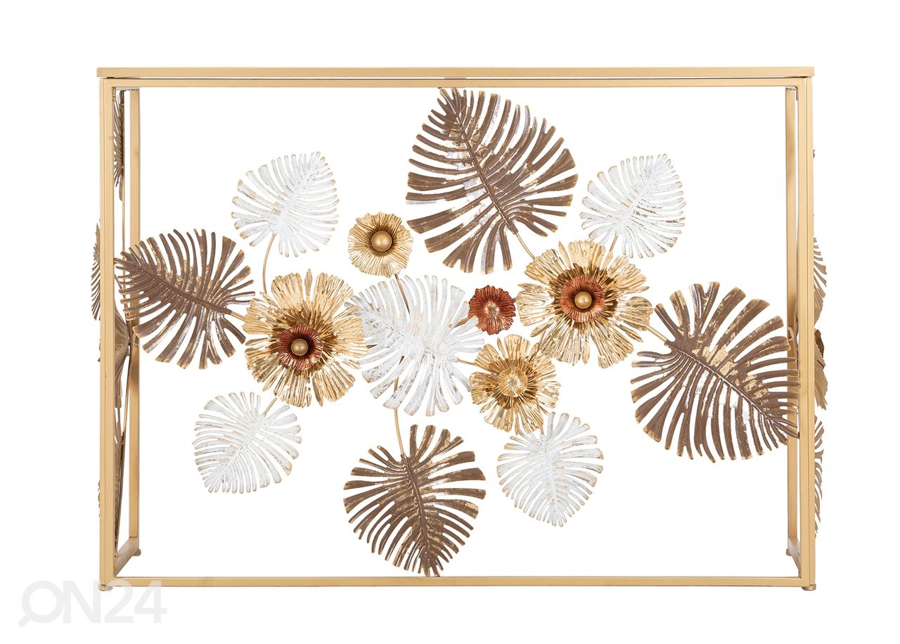 Konsoollaud Glam Floris 113 cm, kirju suurendatud