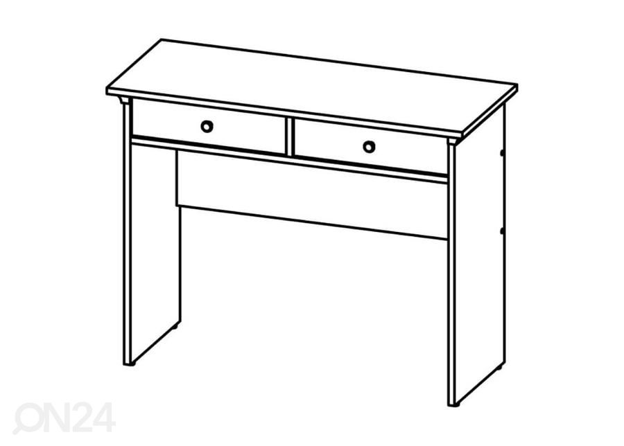 Konsoollaud Paris 102,6 cm suurendatud
