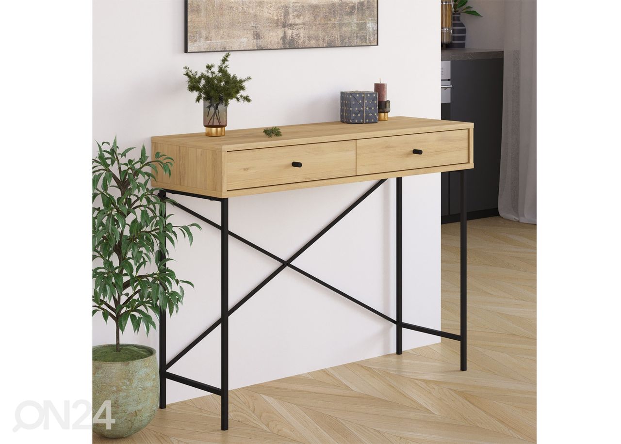 Konsoollaud Titan Natural 110 cm suurendatud