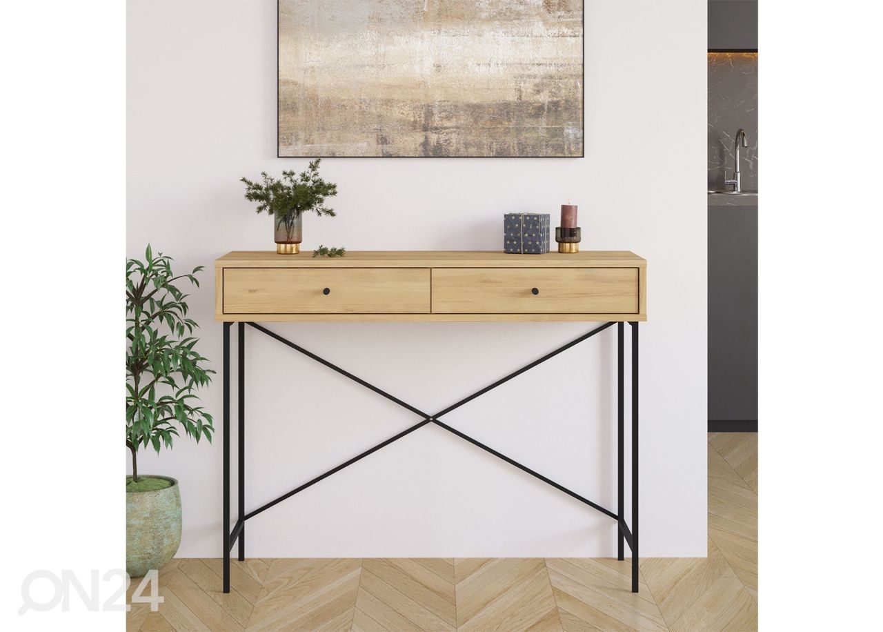 Konsoollaud Titan Natural 110 cm suurendatud