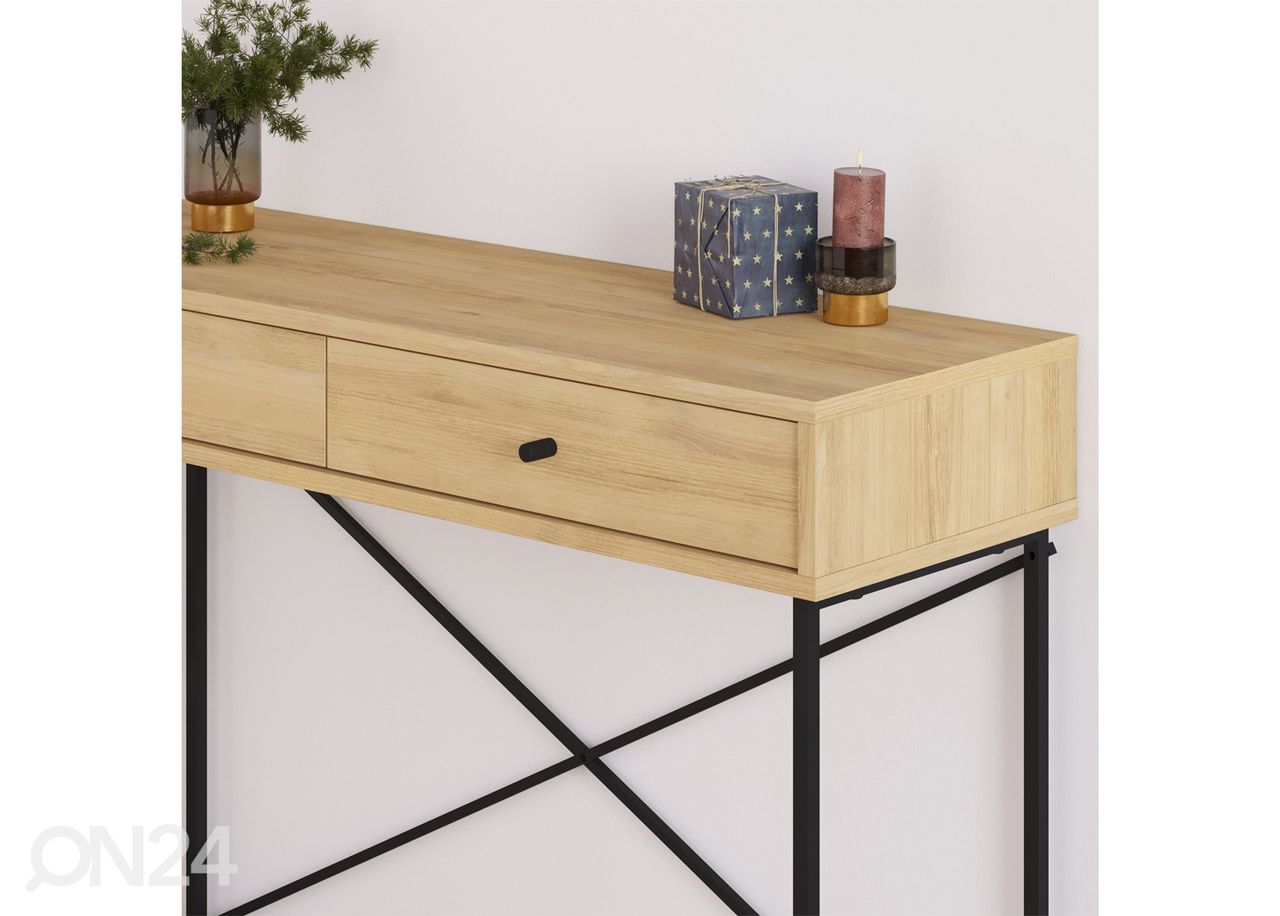 Konsoollaud Titan Natural 110 cm suurendatud