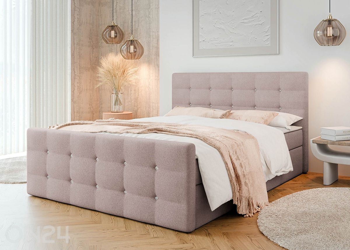 Kontinentaalvoodi Alabama 160x200 cm suurendatud