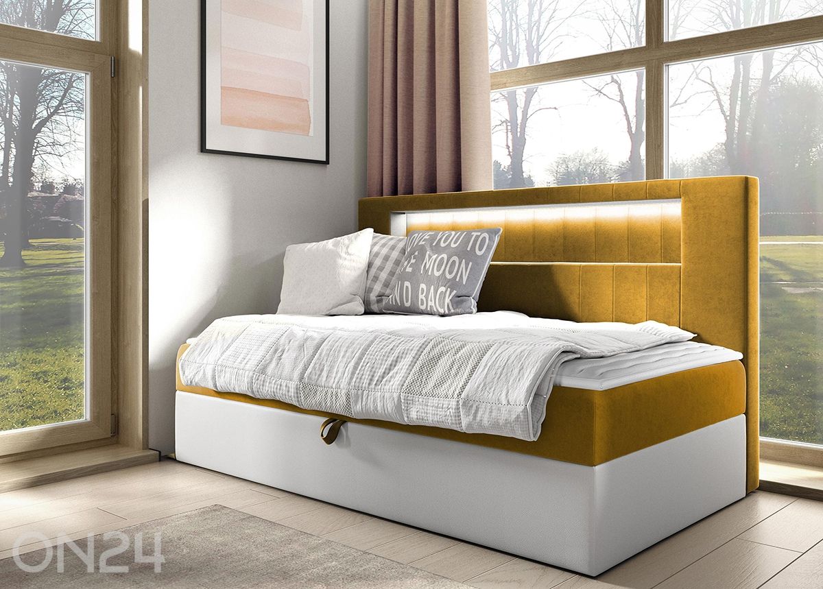 Kontinentaalvoodi Gold II 90x200 cm suurendatud