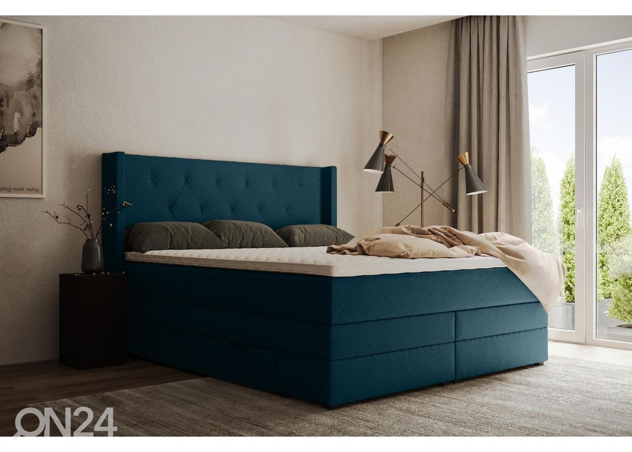 Kontinentaalvoodi Sanna sahtlitega 200x200cm suurendatud