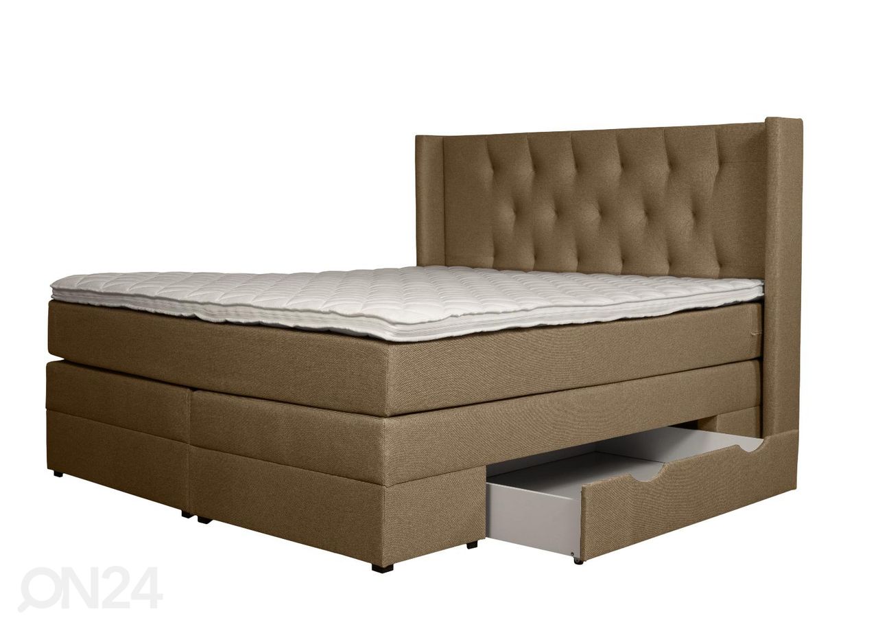 Kontinentaalvoodi Sanna sahtlitega 200x200cm suurendatud