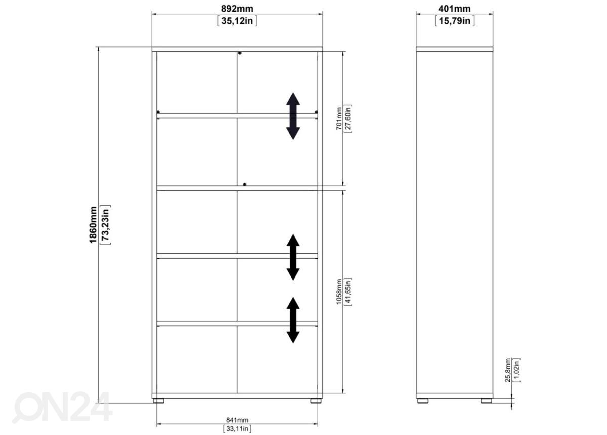 Kontorikapp Prima suurendatud