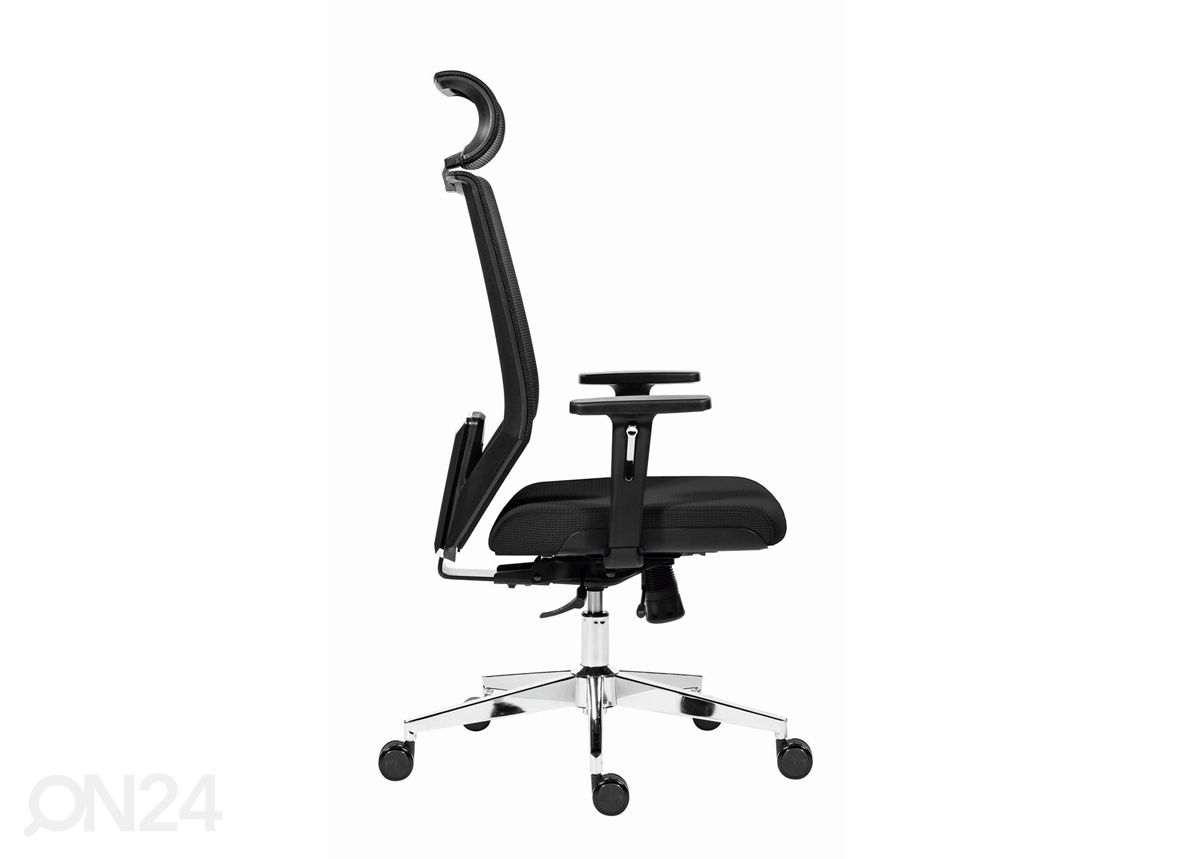 Kontoritool Edge, must suurendatud