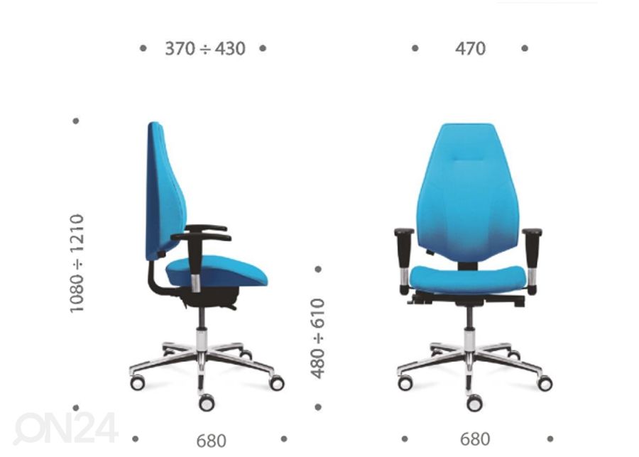 Kontoritool Gabri Executive suurendatud