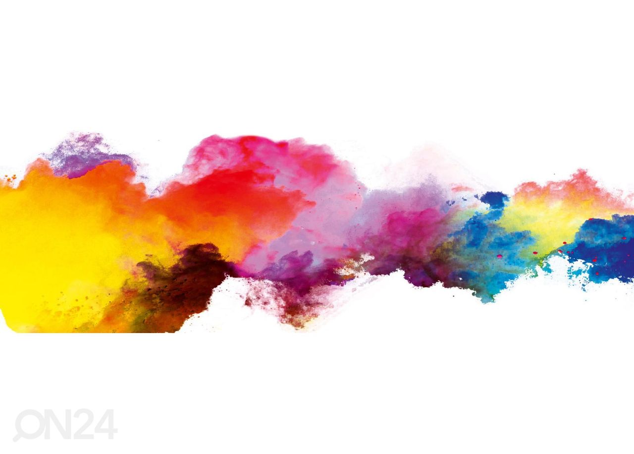 Köögi tagasein Abstract blust of colors 180x60 cm suurendatud