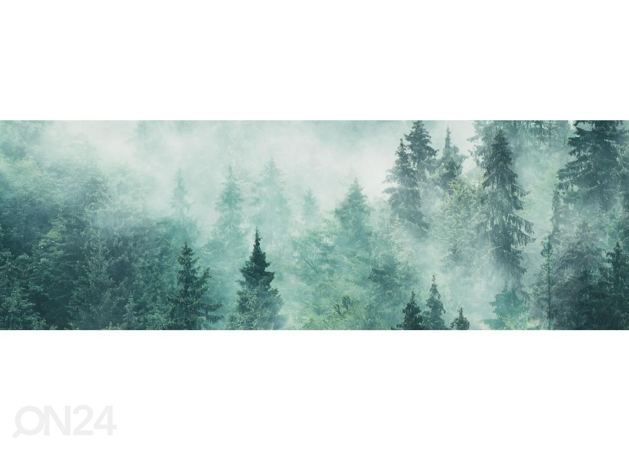 Köögi tagasein Foggy forest 180x60 cm suurendatud