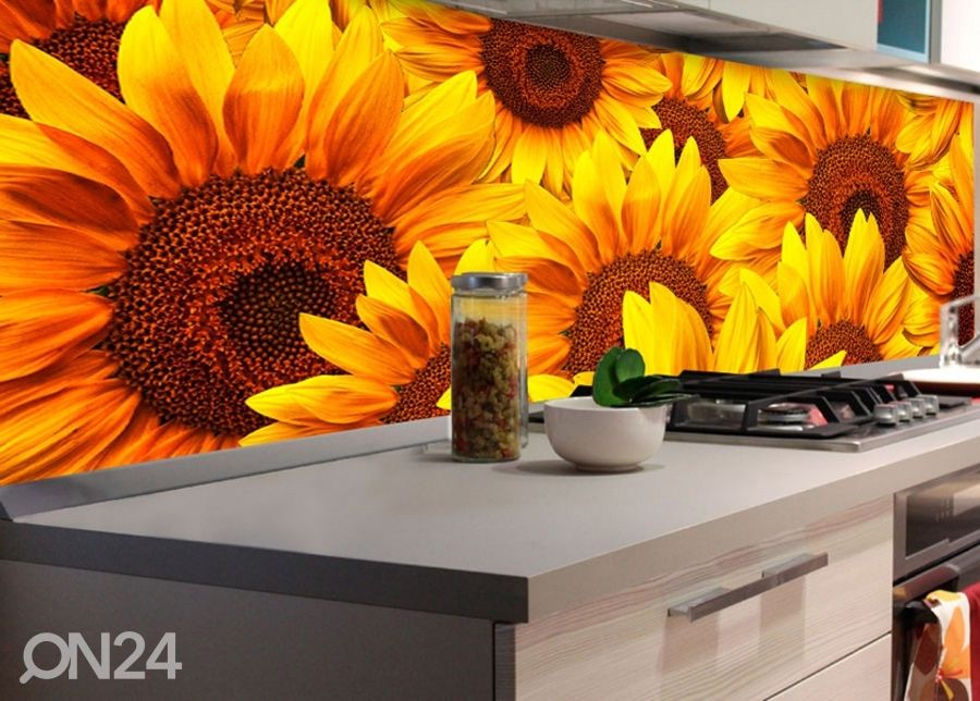 Köögi tagasein Helianthus 260x60 cm suurendatud