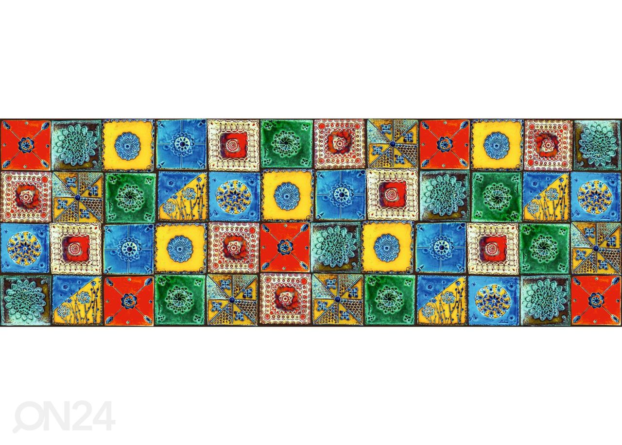 Köögi tagasein Lisboa Tiles 180x60 cm suurendatud