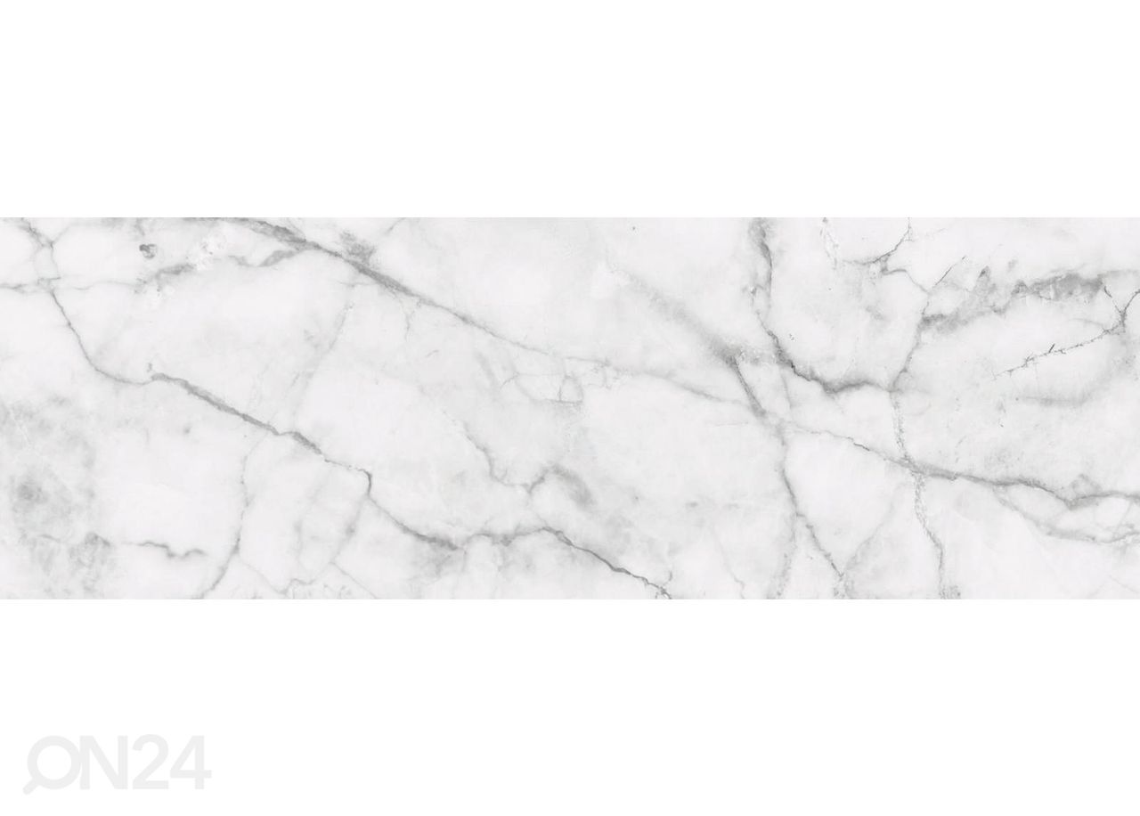 Köögi tagasein White Marble 260x60 cm suurendatud