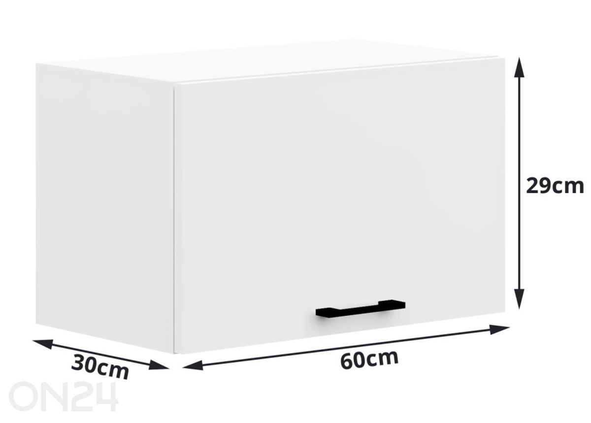 Köögimööbel Visby 270/300 cm suurendatud