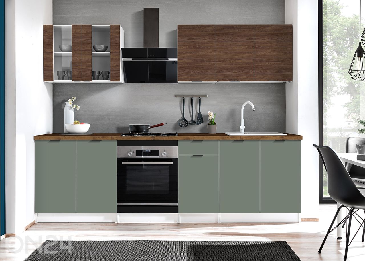 Köögimööbli komplekt 263.2 cm suurendatud