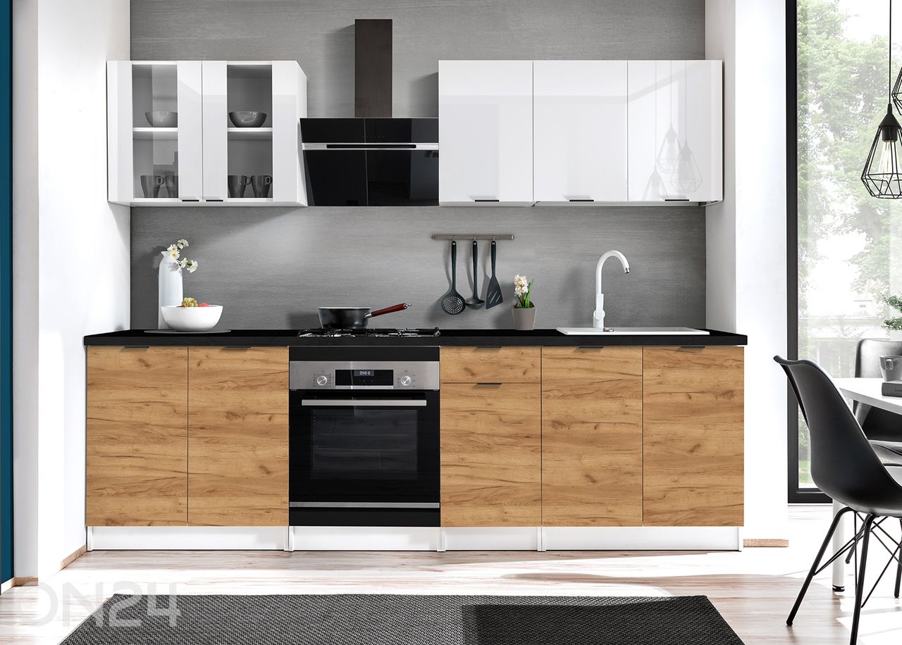 Köögimööbli komplekt 263.2 cm suurendatud