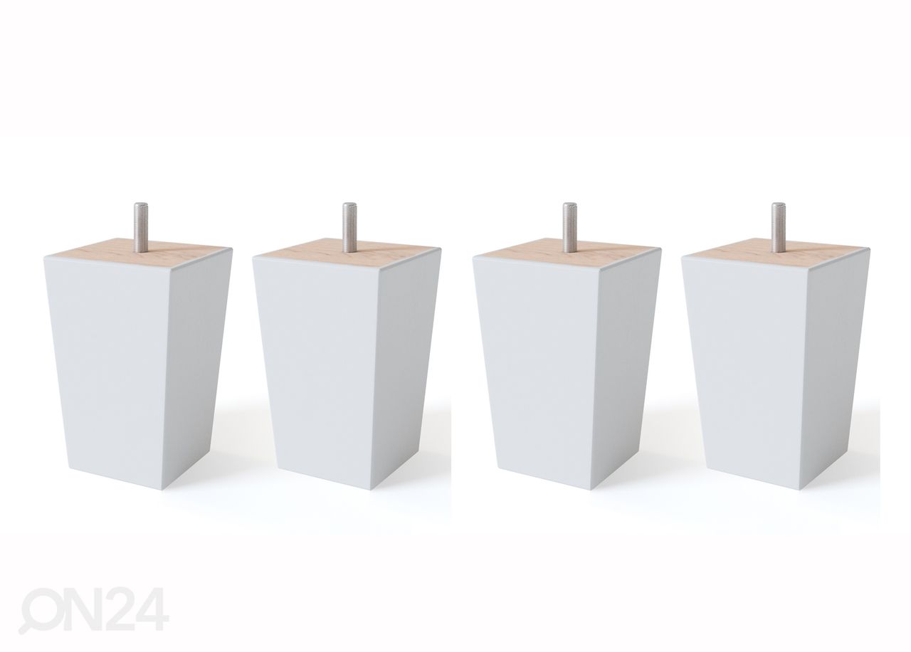 Koonusjalgade komplekt keermega 12 cm suurendatud