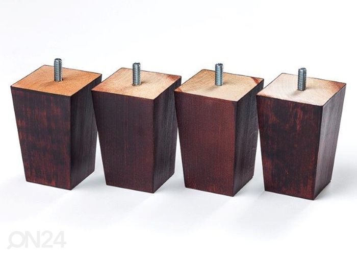 Koonusjalgade komplekt keermega 12 cm suurendatud