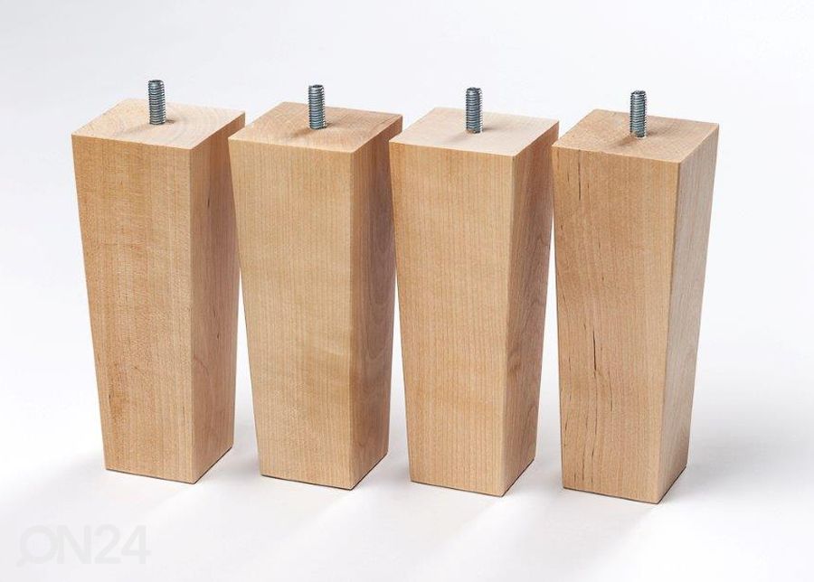 Koonusjalgade komplekt keermega 18 cm suurendatud