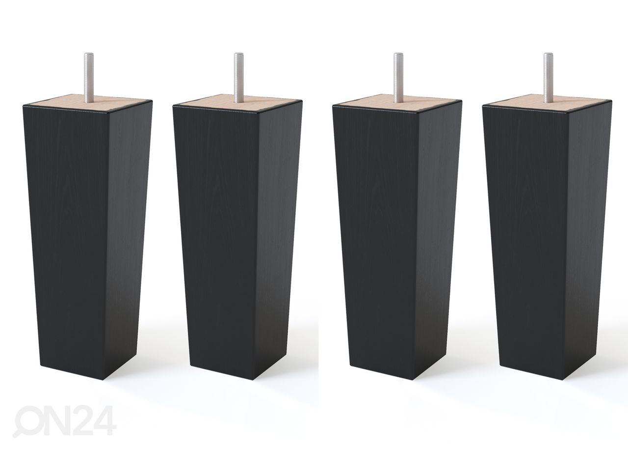 Koonusjalgade komplekt keermega 18 cm suurendatud