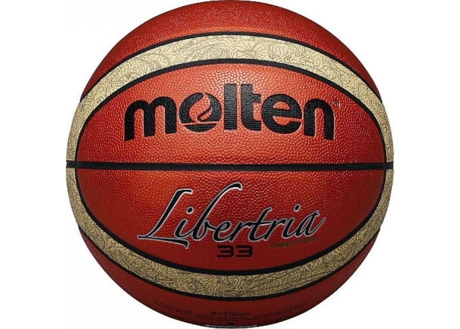 Korvpall Molten FIBA B7T5000 suurendatud