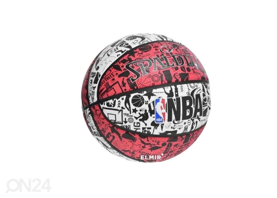 Korvpall Spalding NBA Grafitti Rubber Ball 83574Z suurendatud