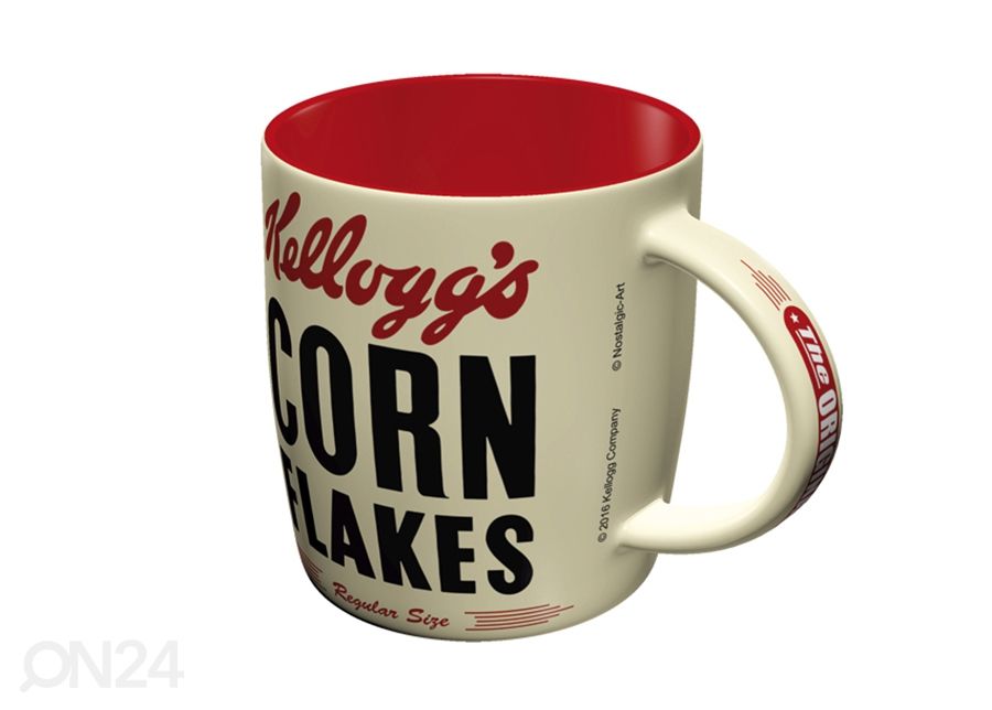 Kruus Kellogg's Corn Flakes suurendatud