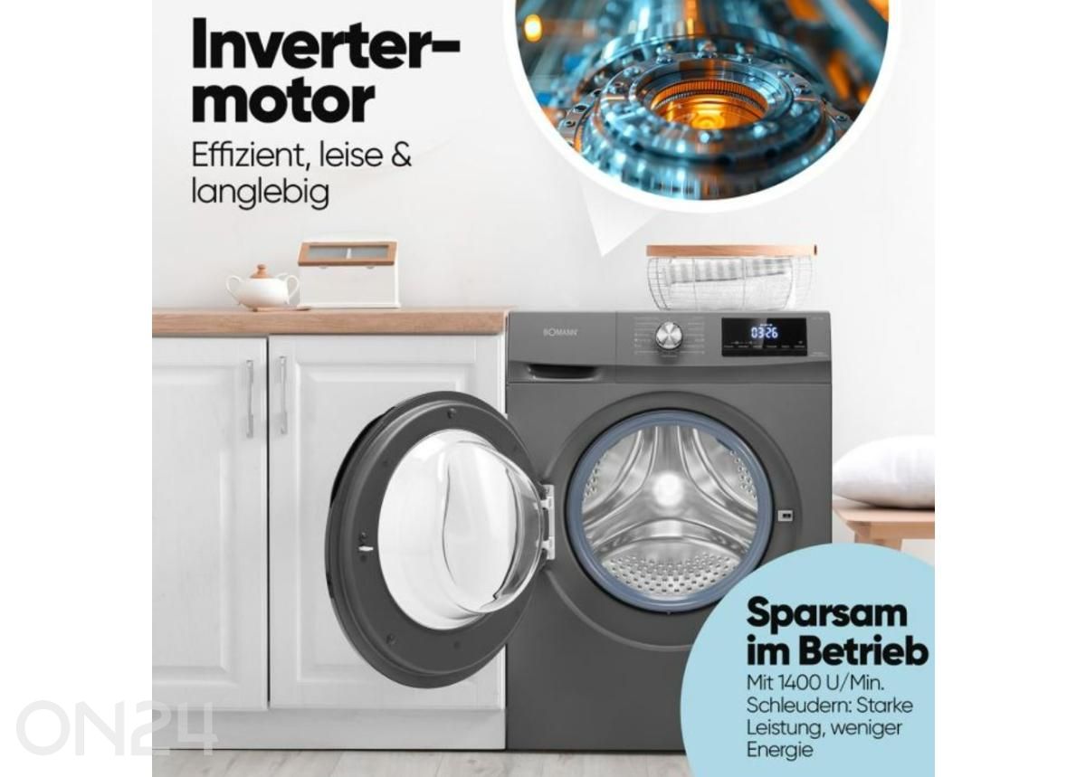 Kuivatiga pesumasin Bomann WAT7186T suurendatud