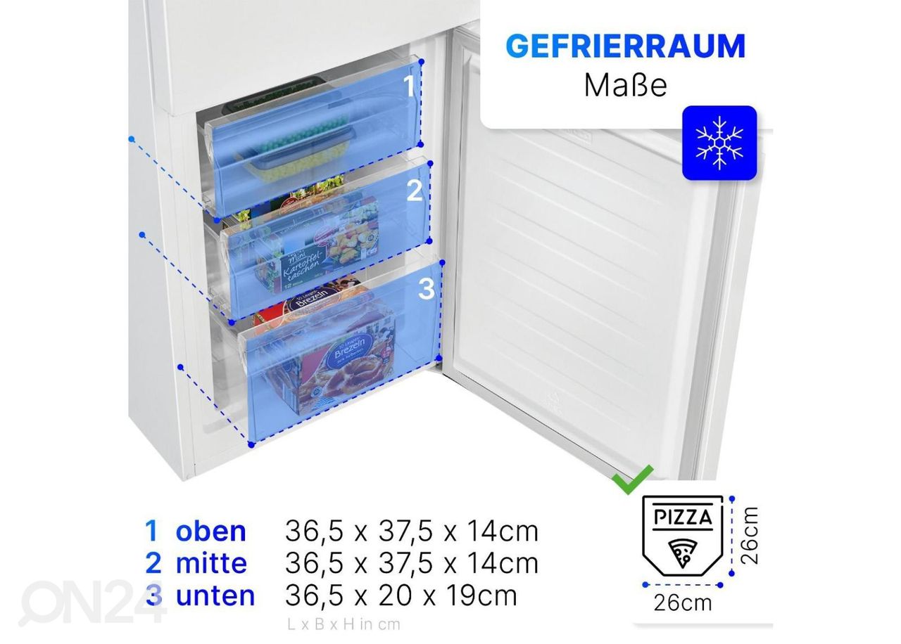Külmik Bomann KG7353W suurendatud