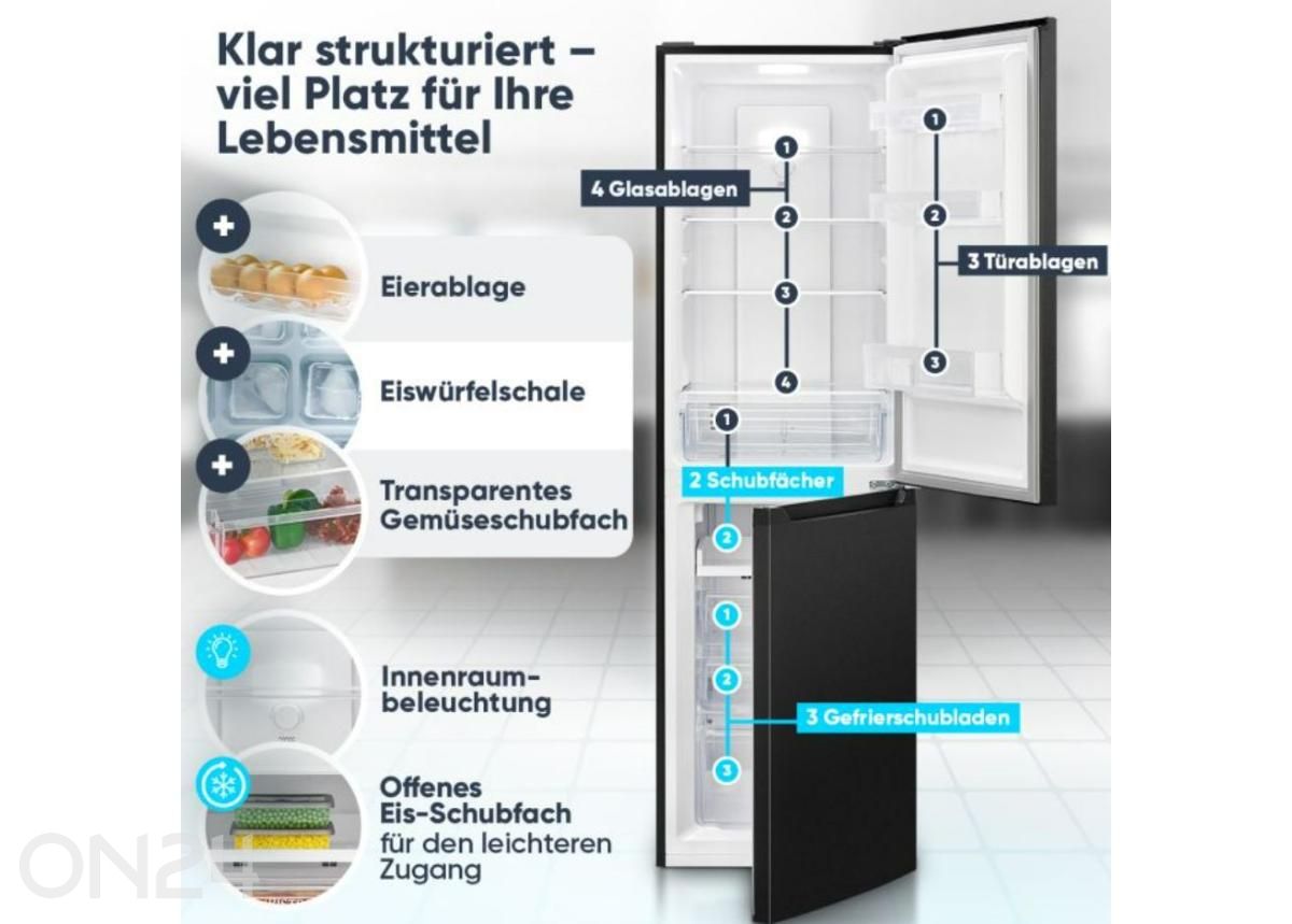 Külmik Bomann KG7360SIX suurendatud